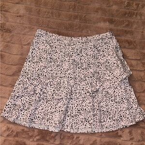 Pink mini skirt